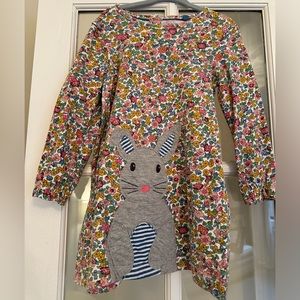 Mini Biden Bunny and Flower Girls Tunic Dress, Size 3-4, Good for Easter